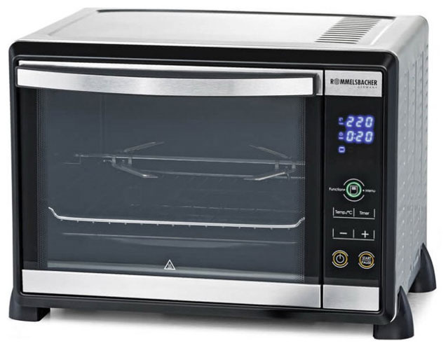Электропечь Rommelsbacher BGE 1580/E, мощность 1580 Вт, объем 30 л, таймер фото 2