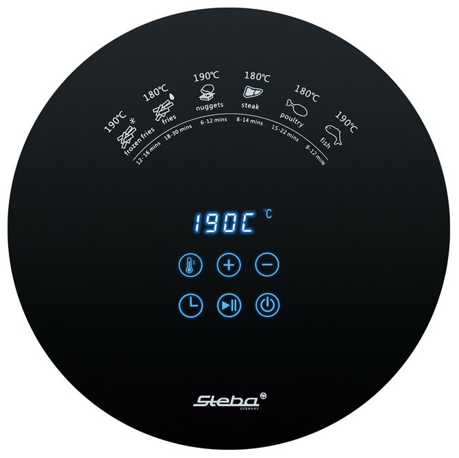 Аэрофритюрница Steba HF 1000, мощность 1500 Вт, ЖК-дисплей, белый фото 3