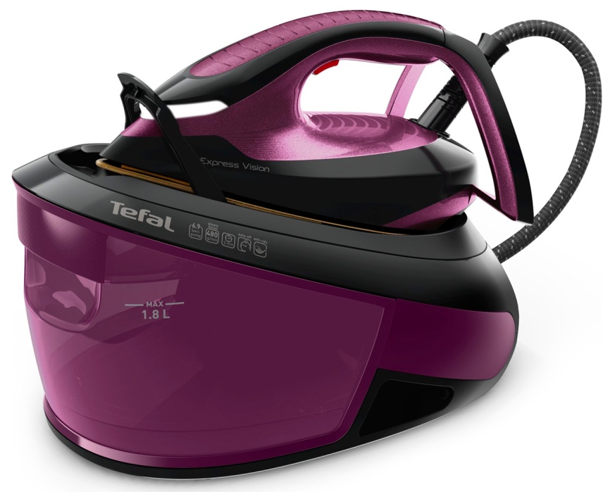 Парогенератор Tefal Express Vision SV8152E0, фиолетовый/ черный фото 1