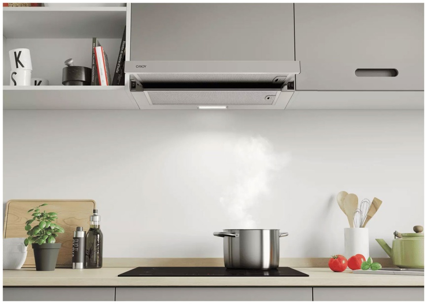 Вытяжка Candy Вытяжка кухонная Candy CVXT64NX 122 Вт 3 скорости, нержавеющая сталь фото 6