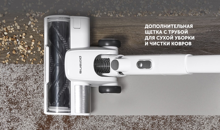 Беспроводной моющий пылесос Polaris PVCW 8090 белый фото 22