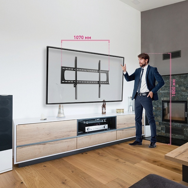 Кронштейн для телевизора Kromax STAR PRO-111 black фото 8