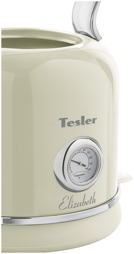 Чайник электрический Tesler KT-1745 BEIGE 1,7 л, 2000 Вт, нержавеющая сталь фото 11