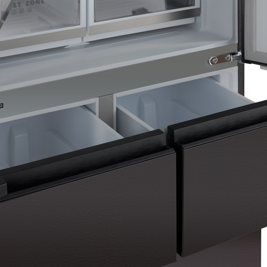 Многокамерный холодильник Tesler RFD-427BI GRAPHITE No frost, темно-серый фото 13