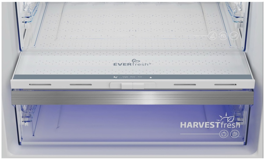 Двухкамерный холодильник Beko B5RCNK363ZW No frost, 368 л, белый фото 3