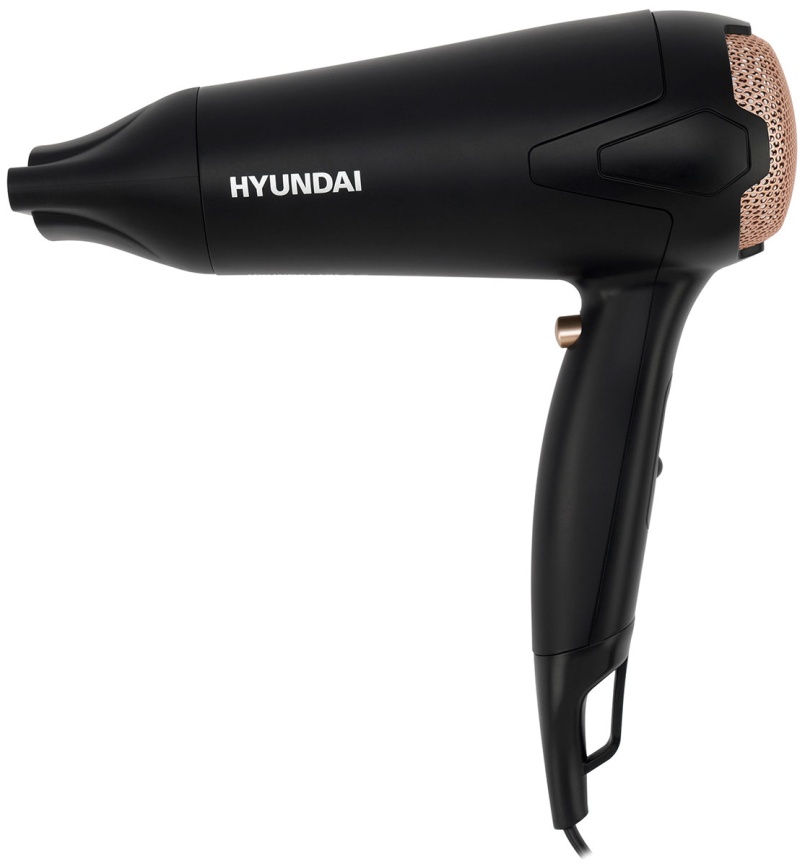 Фен Hyundai H-HDI0755 2000 Вт, черный матовый фото 1