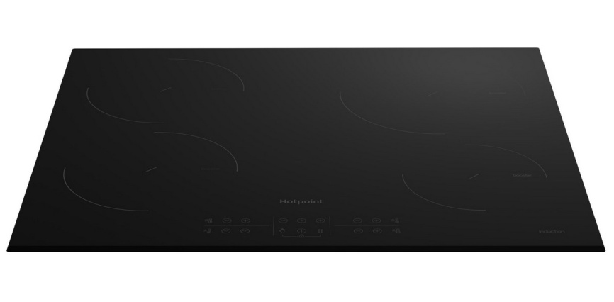 Электрическая варочная панель Hotpoint HB 1560S BF 58 см, 4 конфорки стеклокерамика, черный фото 4