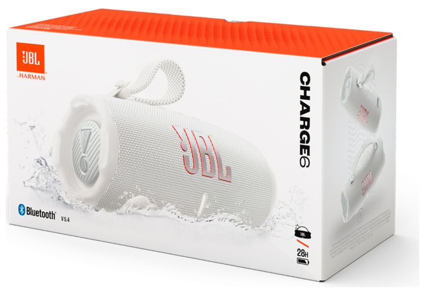 Портативная колонка JBL CHARGE 6, белый фото 10