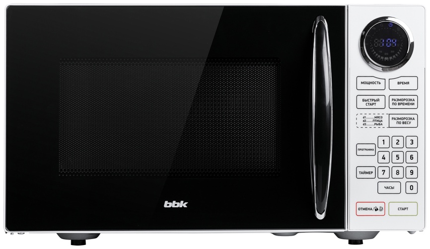 Микроволновая печь - СВЧ BBK 23 MWS-916 S/BW фото 1