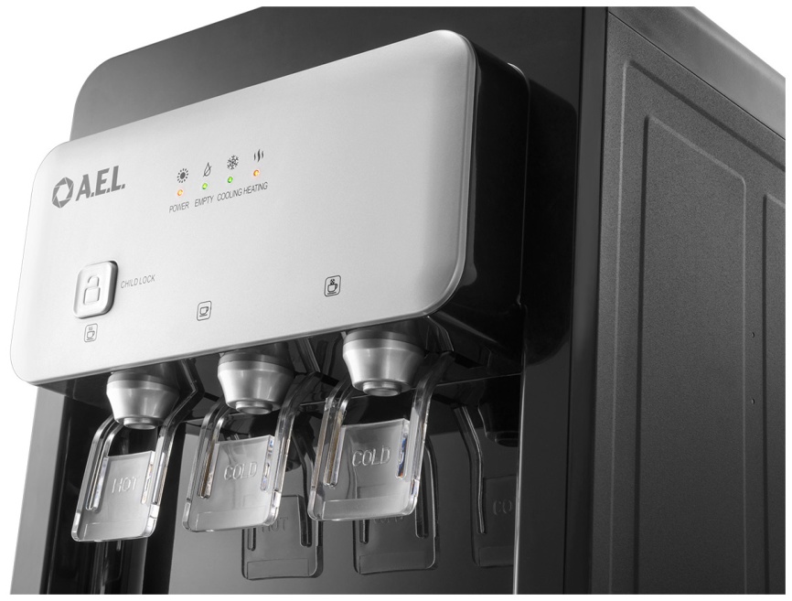 Кулер для воды AEL LD-AEL-806a, black/silver (00427) фото 7