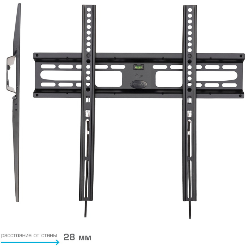 Кронштейн для телевизора Kromax FLAT-3 black фото 6