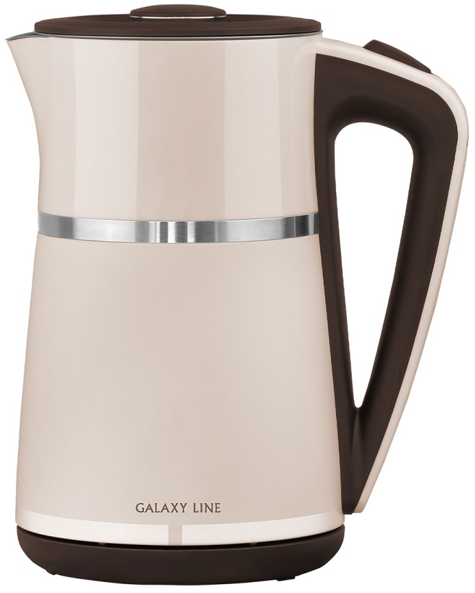 Чайник электрический Galaxy LINE GL 0339, бежевый фото 1