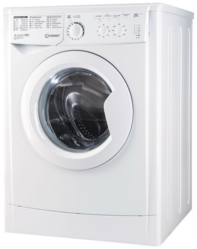 Стиральная машина Indesit EWUC 4105 автомат 4 кг, белый фото 1
