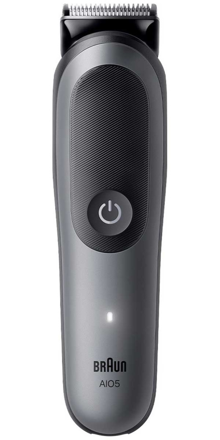Триммер электрический Braun S3 AIO3500, универсальный 4в1, серый/черный (тип 5513) фото 1