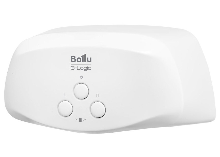 Водонагреватель проточный Ballu 3-Logic TS (3.5 kW) - кран+душ фото 3