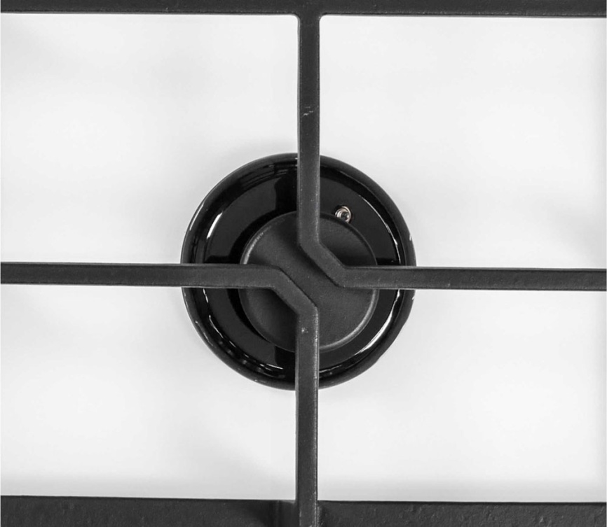 Газовая варочная панель LEX GVG 640-1 WH 60 см, 4 конфорки электроподжиг газконтроль, белый фото 4