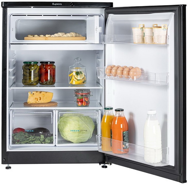 Однокамерный холодильник Бирюса B508, черный фото 8