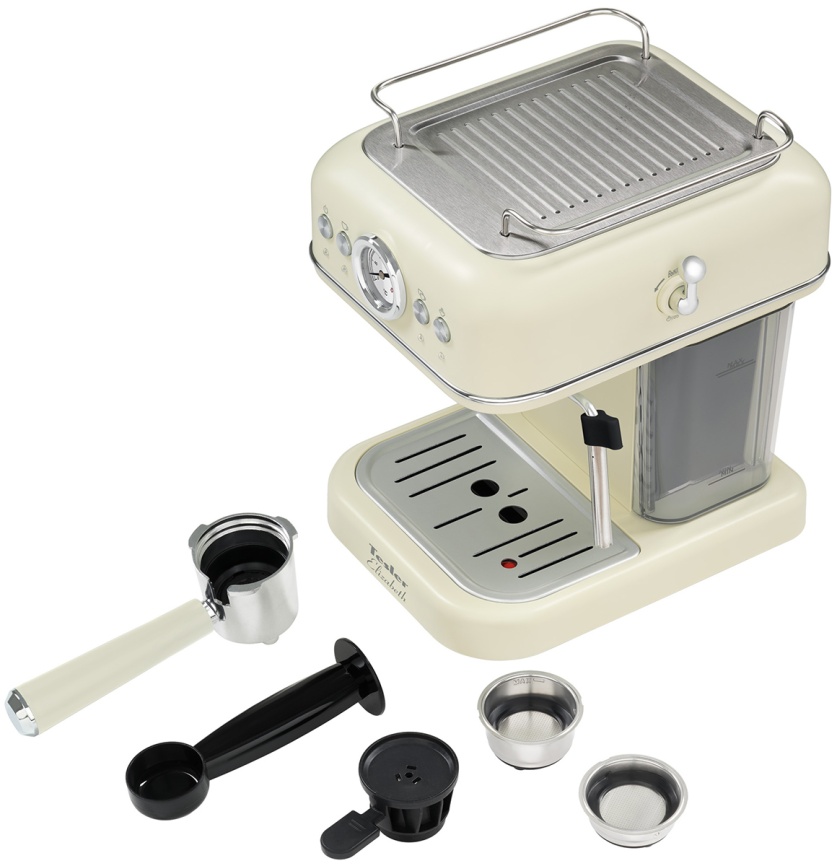 Кофеварка эспрессо Tesler ECM-245 BEIGE фото 19