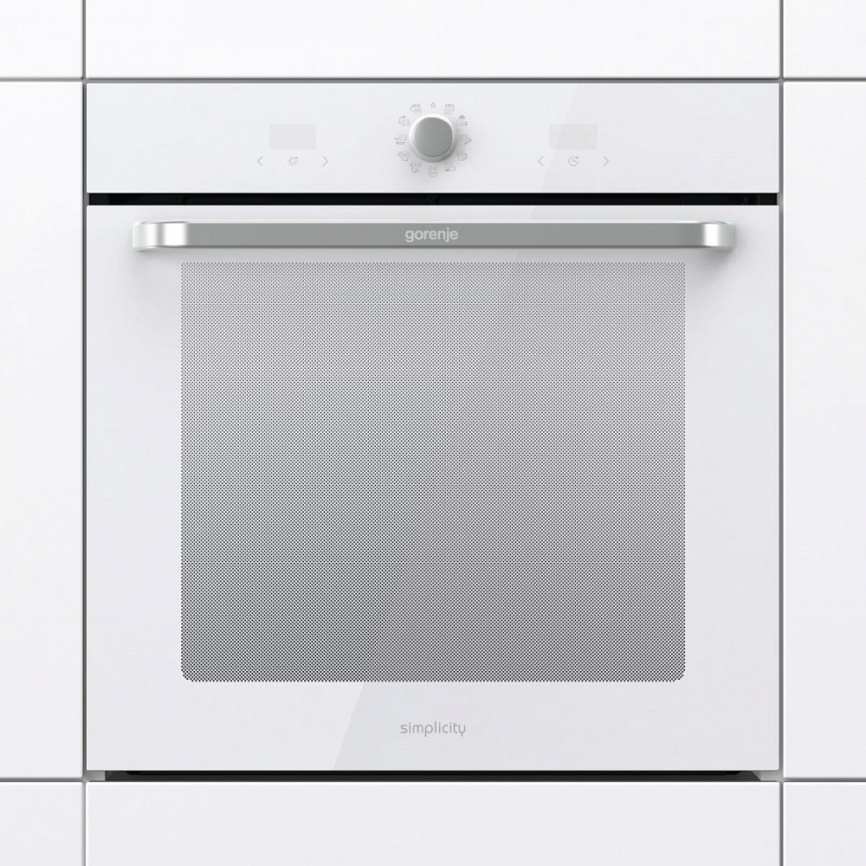 Электрический духовой шкаф Gorenje BOS6737SYW 59 см, 77 л конвекция, белый фото 8