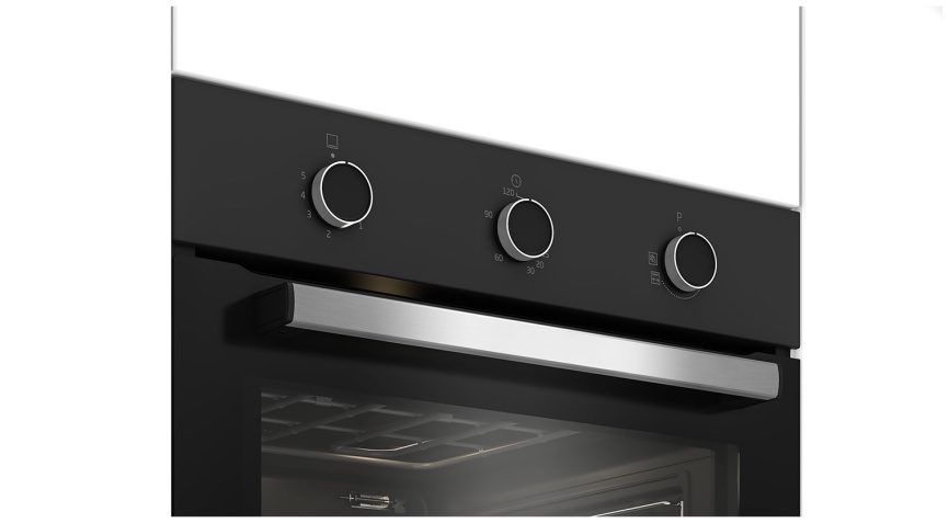 Газовый духовой шкаф Beko BBIH12100BC 59 см, 66 л гриль конвекция, черный фото 5