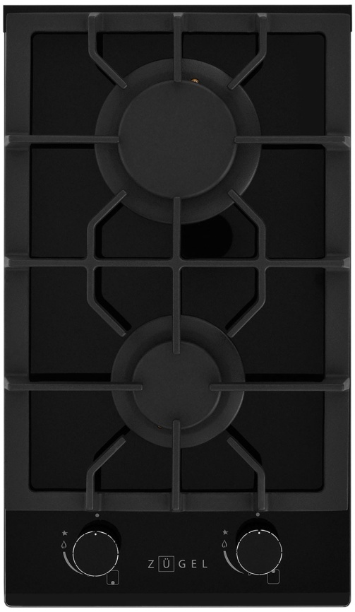 Газовая варочная панель Zugel ZGH291B, черная фото 1