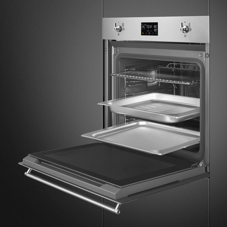 Встраиваемый духовой шкаф SMEG SO6302S3PX фото 4