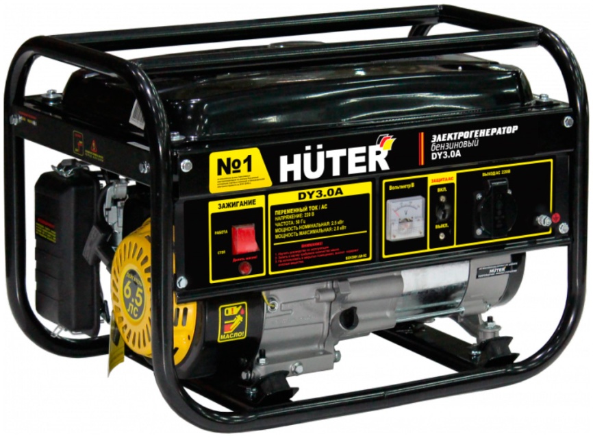 Электрогенератор  Huter DY3.0A желто-черный фото 1