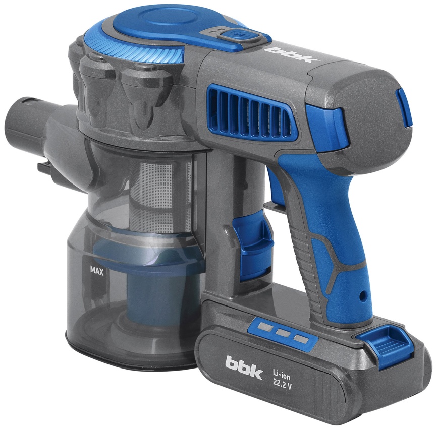 Пылесос вертикальный BBK BV3001, синий/серый фото 5