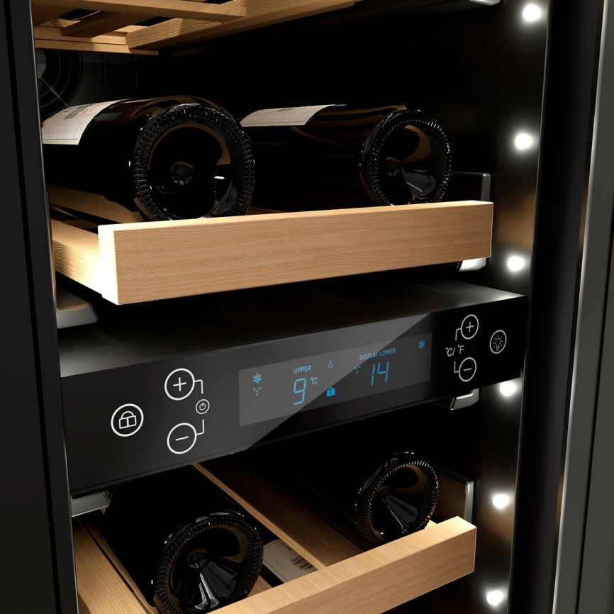 Встраиваемый винный шкаф Libhof CXD-16 Black фото 15