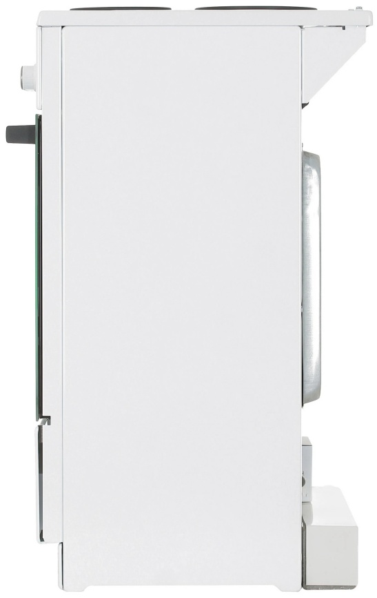 Электроплита De luxe 5004.18 э 50 см, 4 конфорки, белый фото 4