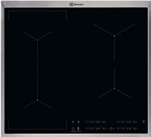 Электрическая варочная панель Electrolux EIV6340X 57 см, 4 конфорки стеклокерамика, черный фото 1