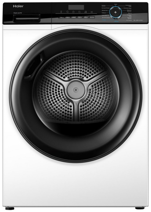 Сушильная машина с тепловым насосом Haier HD90-A2929A, белый, с тепловым насосом фото 1