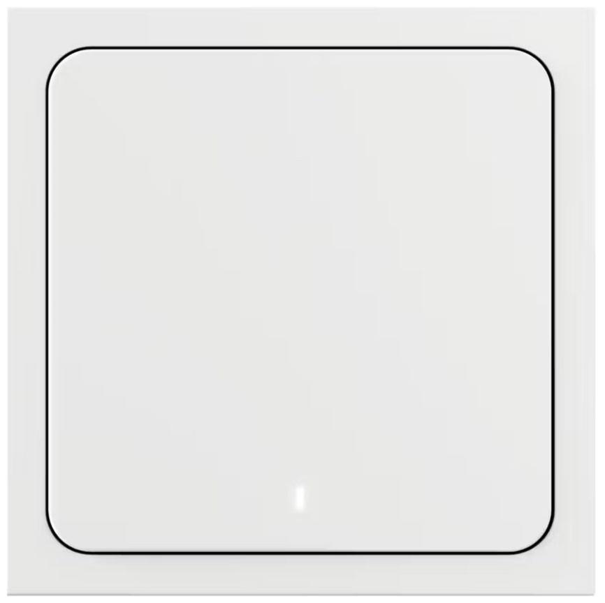 Умный выключатель Яндекс YNDX-00531, 1 клавиша, Zigbee, работает с Алисой фото 1