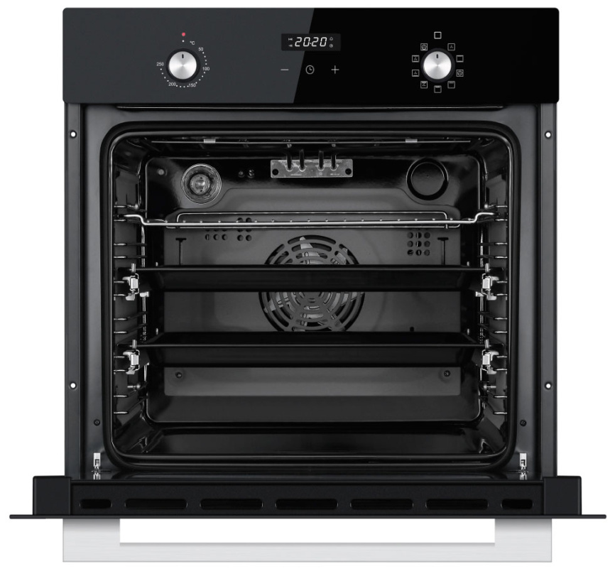 Электрический духовой шкаф Haier HOX-P09CGB 59 см, 76 л, гриль и конвекция, черный фото 6