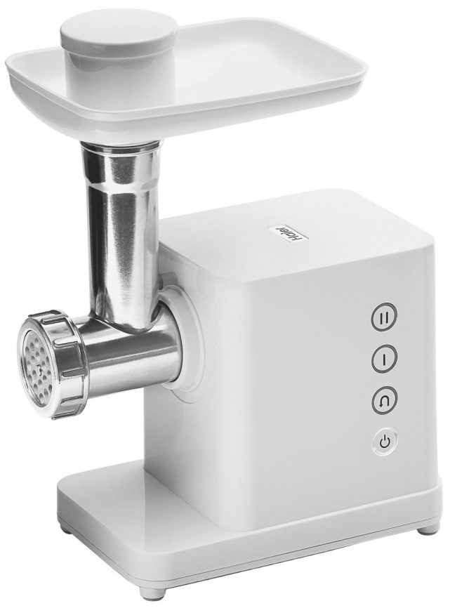 Мясорубка Haier HG-600 сенсорное управление, 900 Вт, DC мотор, серый фото 1
