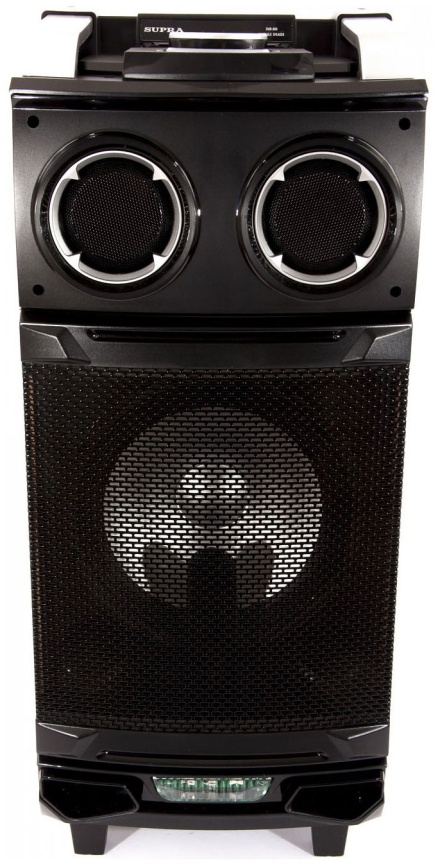 Мидисистема Supra SMB-880 с аккумулятором, подсветка 3 цветная, черный фото 2