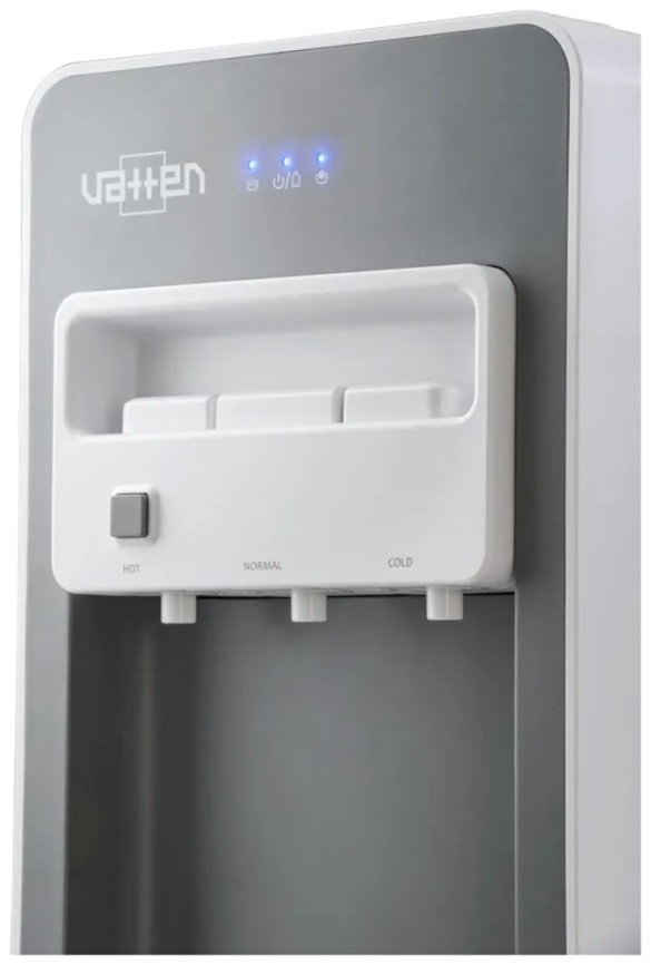 Кулер Vatten LD53JK, встраиваемый, настольный, со скрытой бутылью, серый с белым (УТ-00001032) фото 4