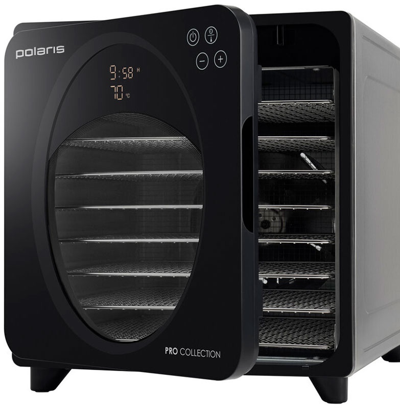 Сушилка для овощей и фруктов Polaris PFD 1106H Pro, 020956, черный фото 5