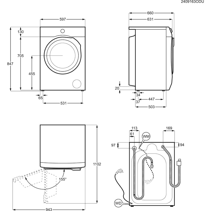 Стиральные машины с функцией сушки ELECTROLUX EW8W7607QE фото 8