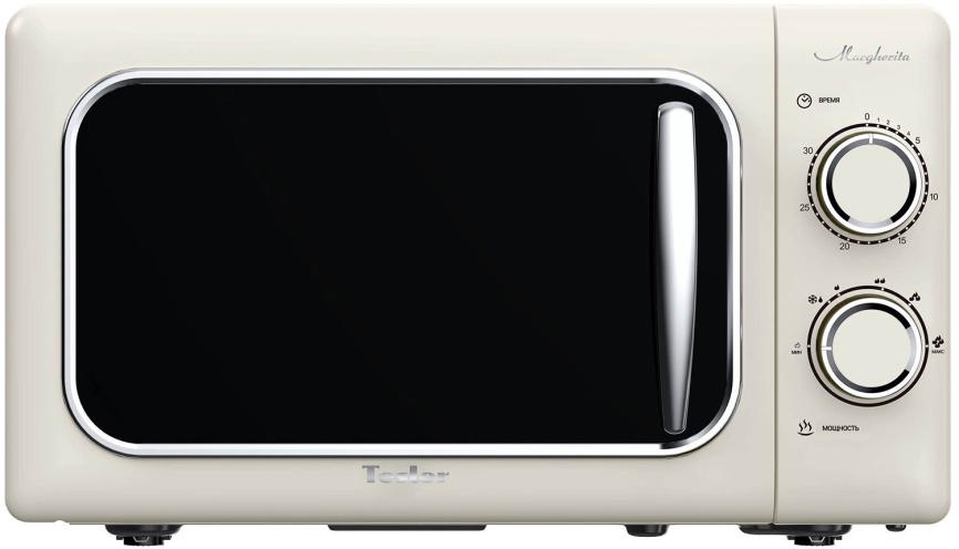 Микроволновая печь - СВЧ Tesler Микроволновая печь - СВЧ Tesler MM-2050, 20л, 700 Вт, бежевый фото 2