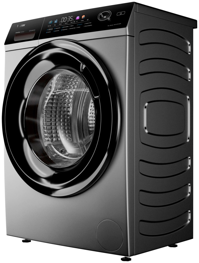 Стиральная машина Haier HW70-BP12269S автомат 7 кг, серебристый фото 3