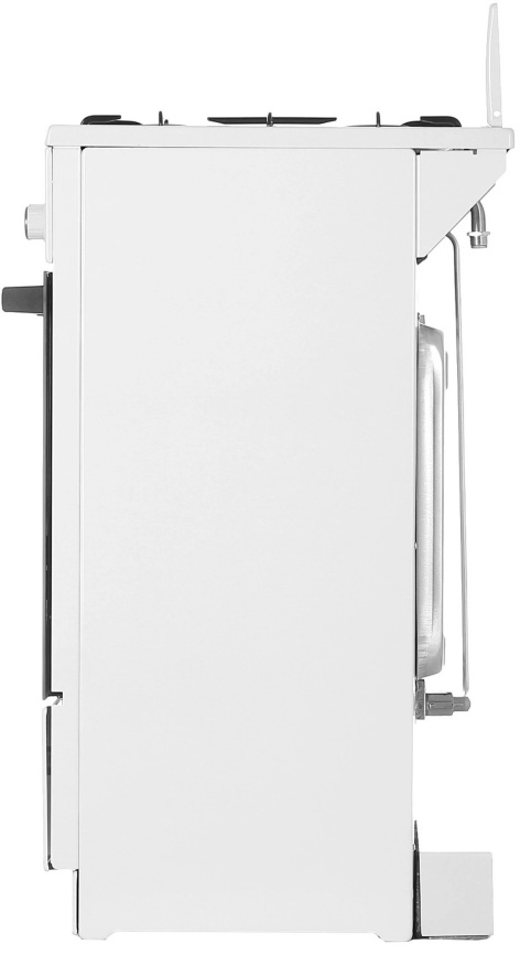 Газовая плита De luxe 5040.48г 50 см, 43 л, 4 конфорки, белый фото 3