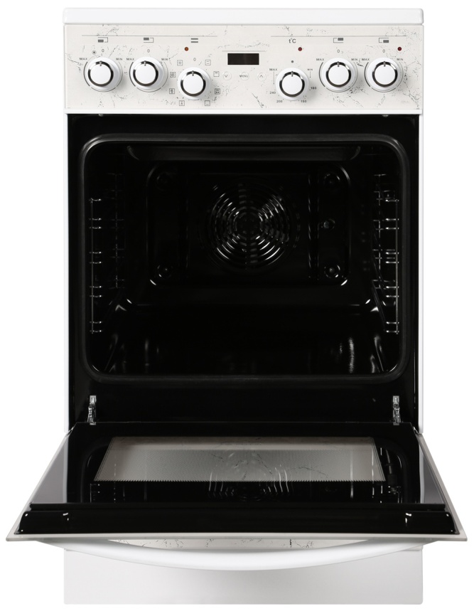 Электроплита Gefest 5560-03 0042 50 см, 55 л, 4 конфорки, белый фото 3