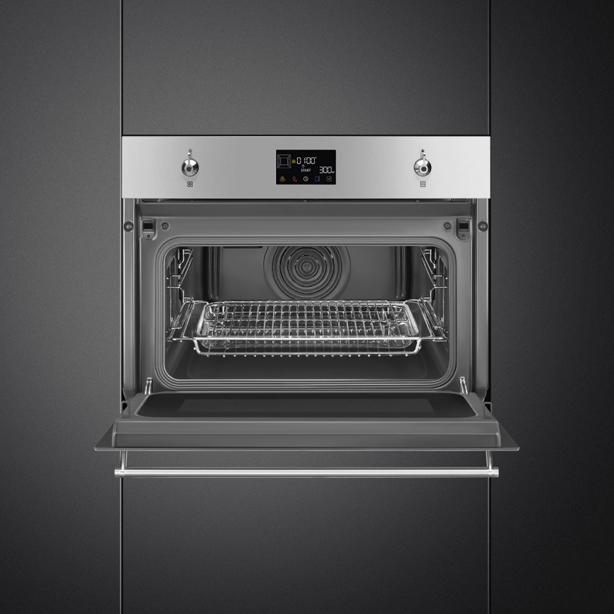 Встраиваемый духовой шкаф SMEG SO4302M1X фото 3