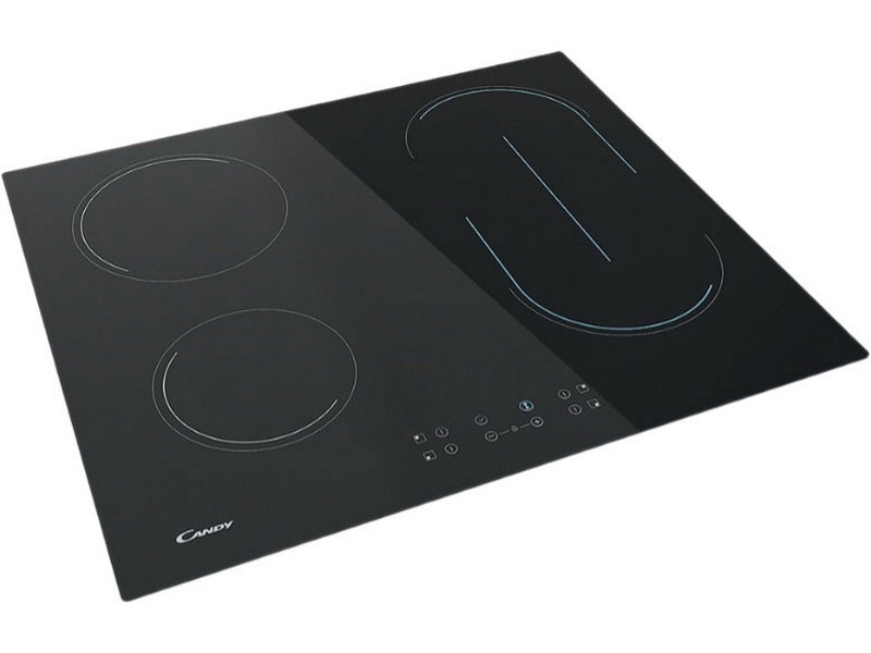 Электрическая варочная панель Candy CH64BVTRU 59 см, 4 конфорки стеклокерамика, черный фото 3
