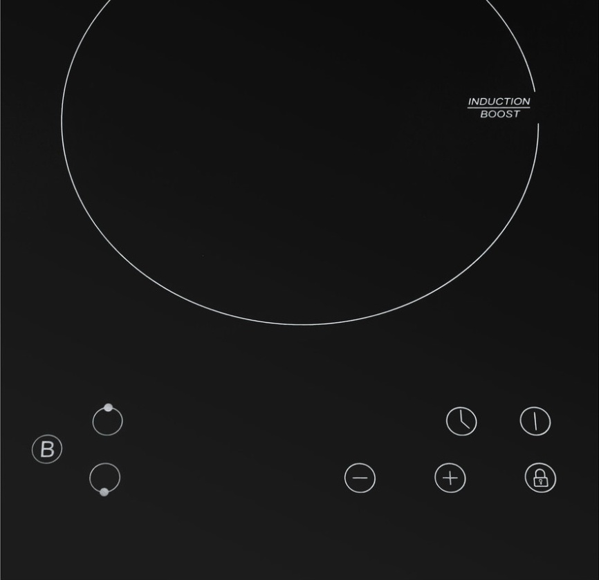 Электрическая варочная панель Maunfeld EVI.292-BK 28 см, 2 конфорки стеклокерамика, черный фото 6