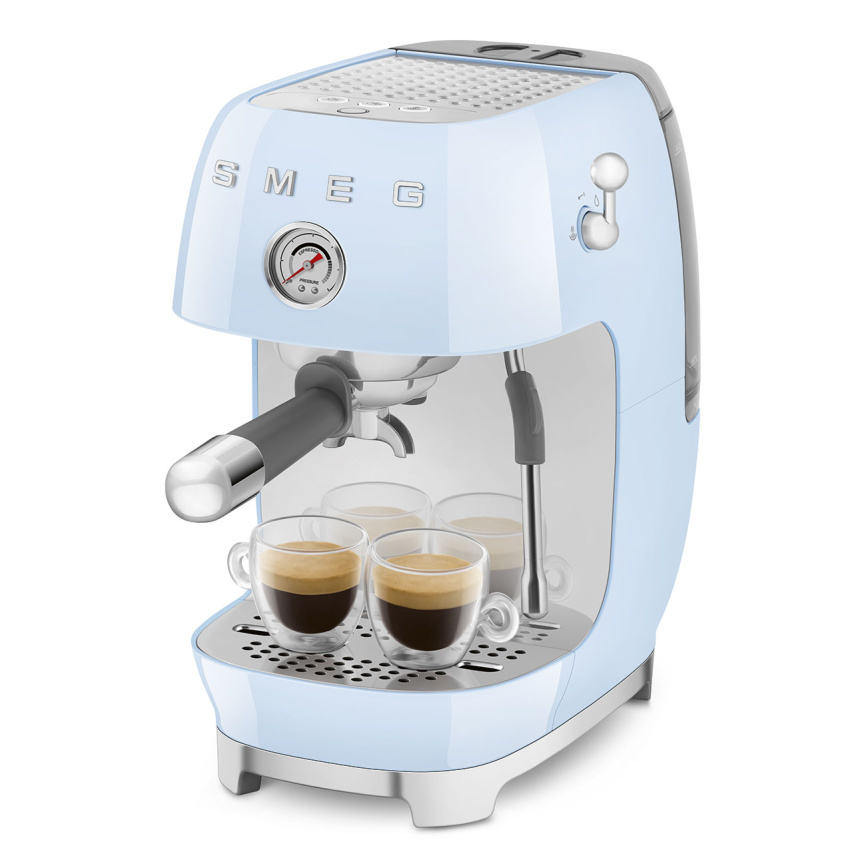 Рожковая эспрессо кофемашина SMEG ECF03PBEU фото 6