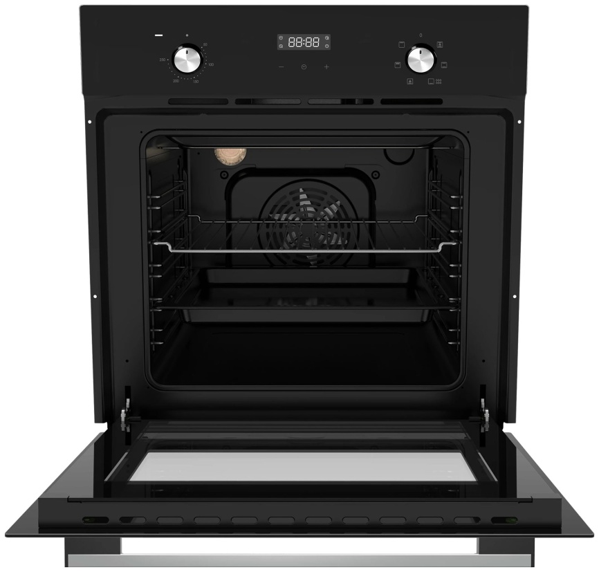 Электрический духовой шкаф Candy COXP06NSB 59 см, 62 л, гриль и конвекция, черный фото 3