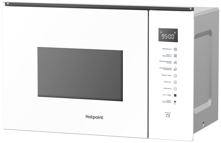 Встраиваемая микроволновая печь СВЧ Hotpoint MF25G WH H фото 2