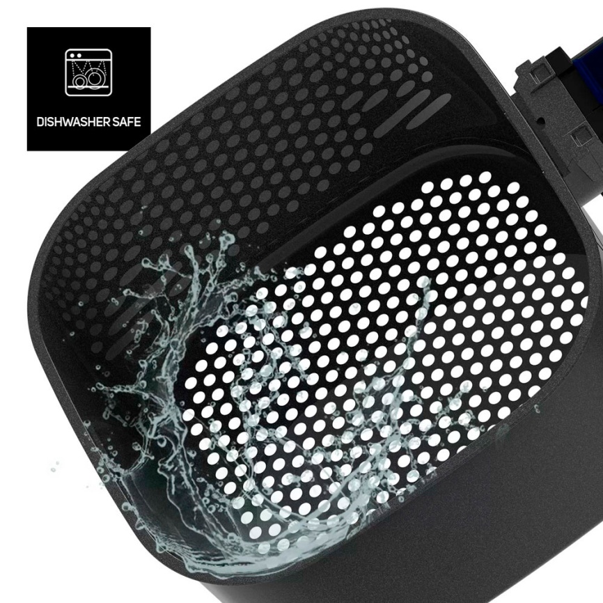 Аэрофритюрница Taurus Air fry digital 6S, сенсорное управление, черный фото 5